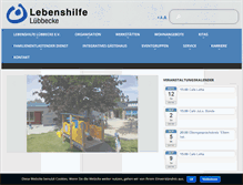 Tablet Screenshot of lebenshilfe-luebbecke.de